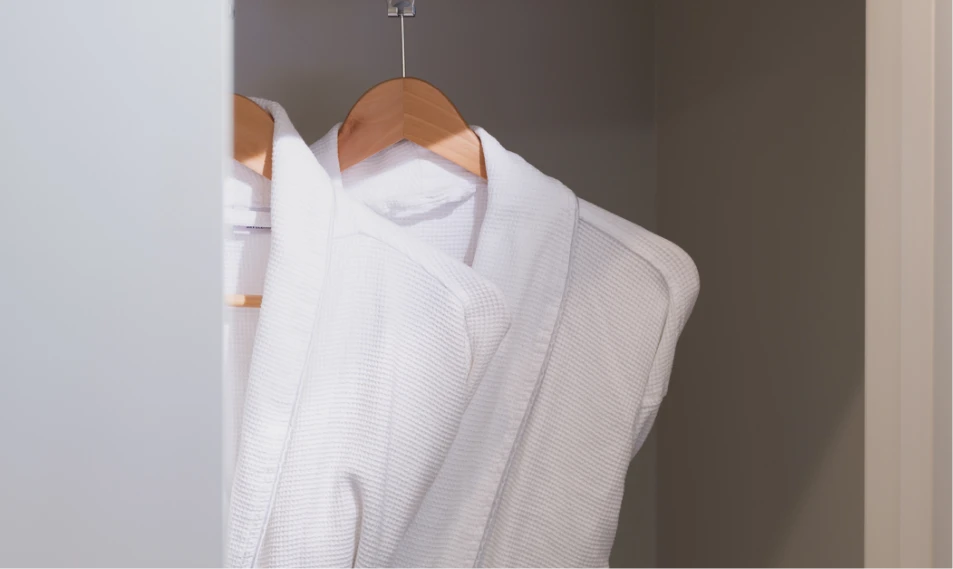 Bathrobes in the Riverside Oaks Executive Suite