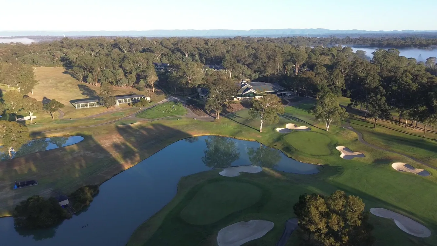 Riverside Oaks Golf Resort overlooking the Hawkesbury Valley