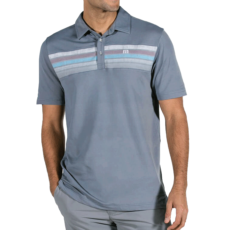 Travis Mathew Cline Polo Shirt - Dk Blue just $40.00, save $49.95!