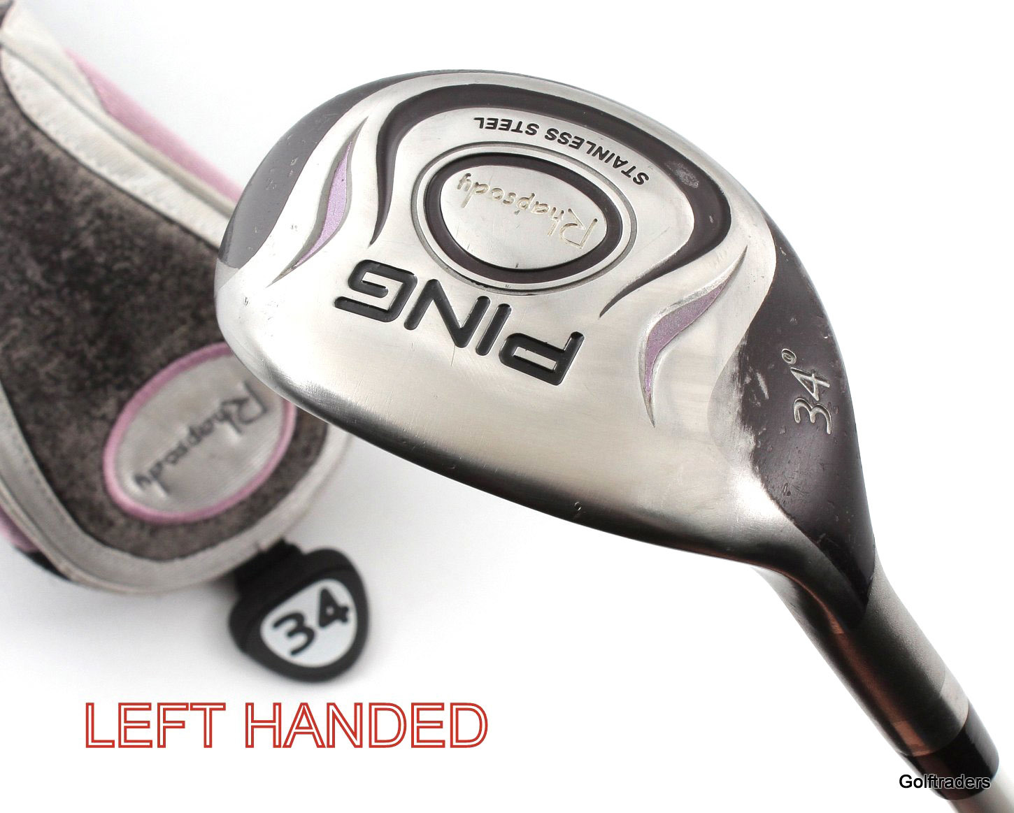 PING LADIES RHAPSODY HYBRID 34º GRAPHITE LADIES FLEX + COVER LH 