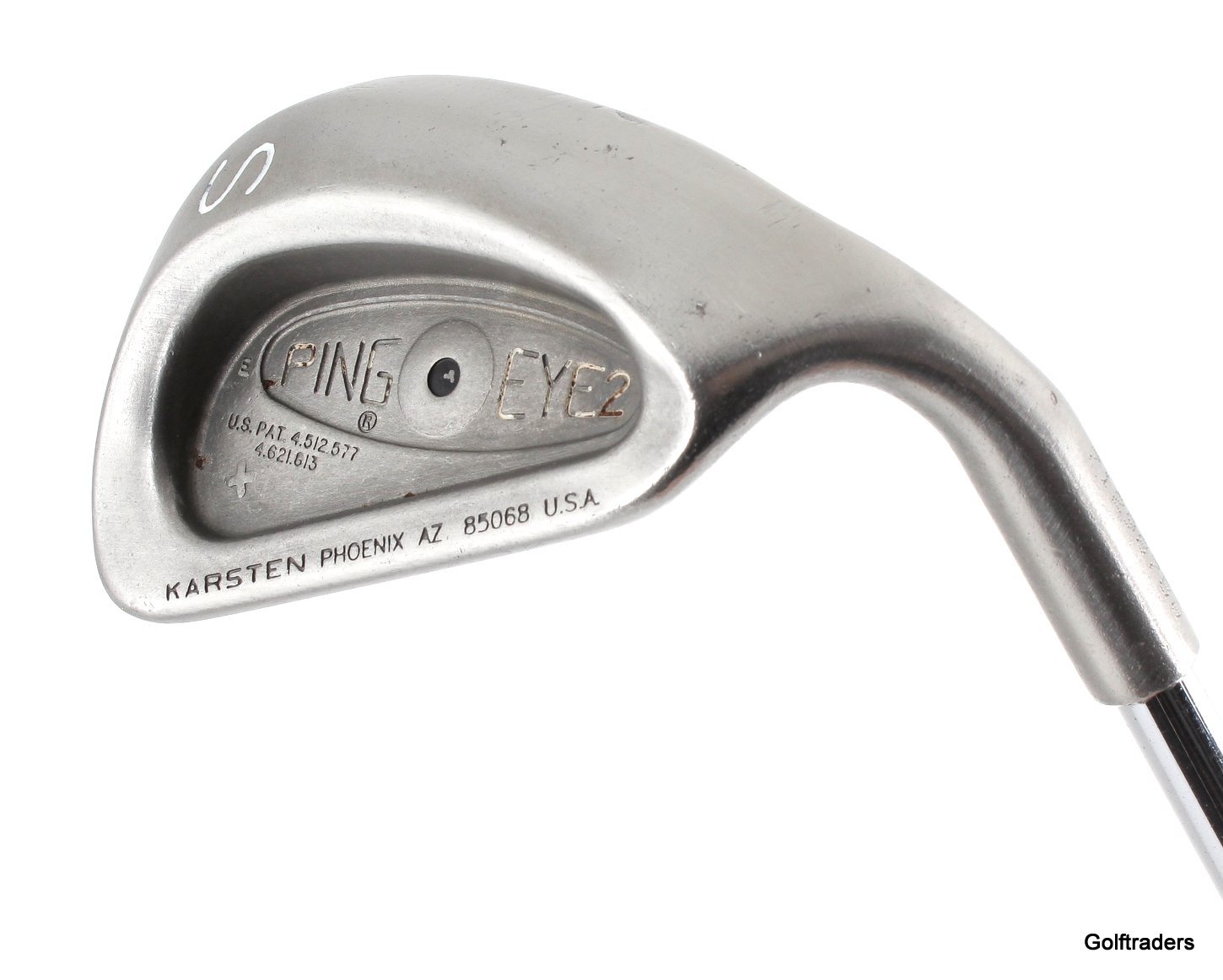 PING EYE 2 BLACK DOT SAND WEDGE STEEL KARSTEN STIFF FLEX NEW GRIP 