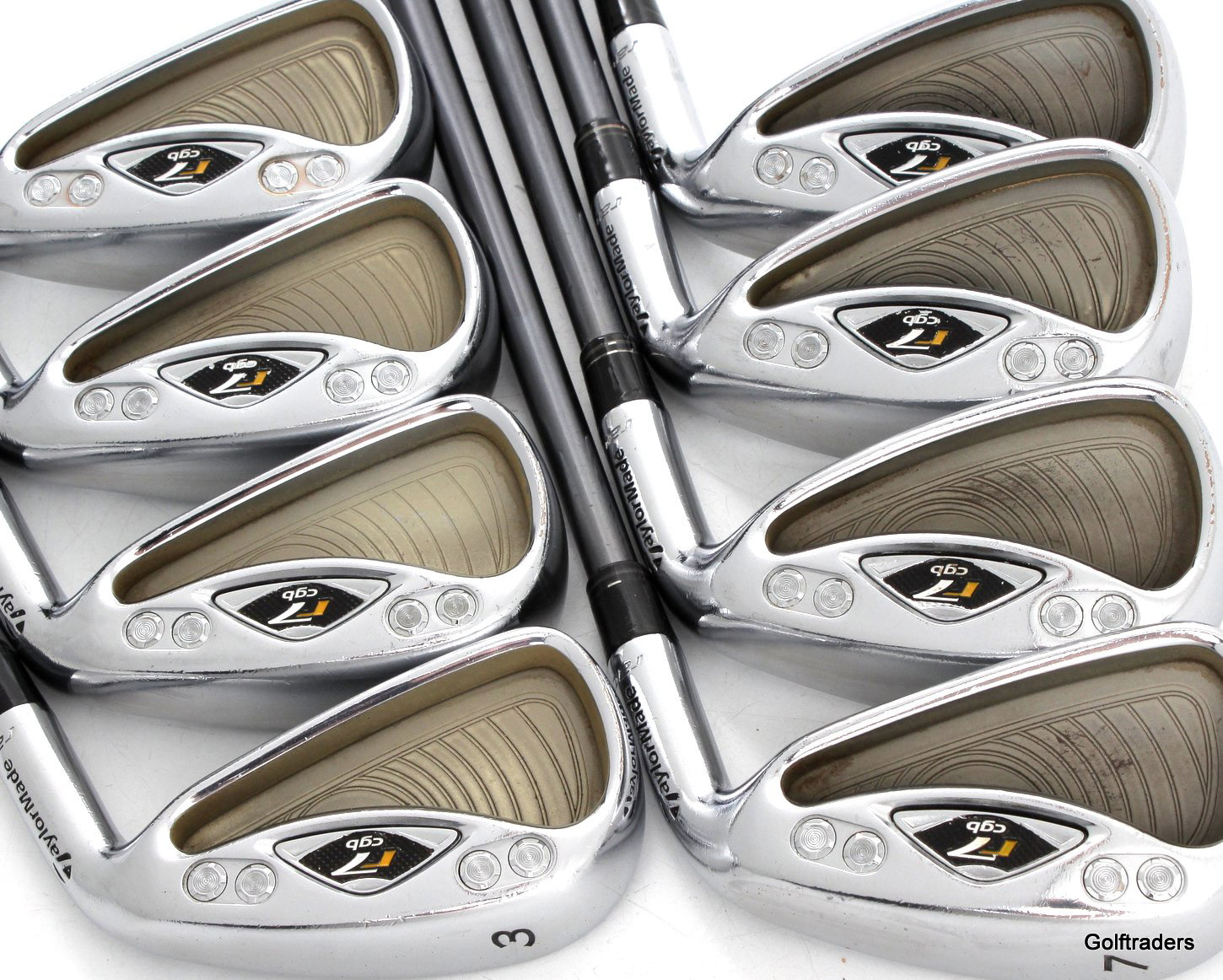 Taylormade R7 CGB Irons 3PW Graphite Regular Flex F3060 just 399.00