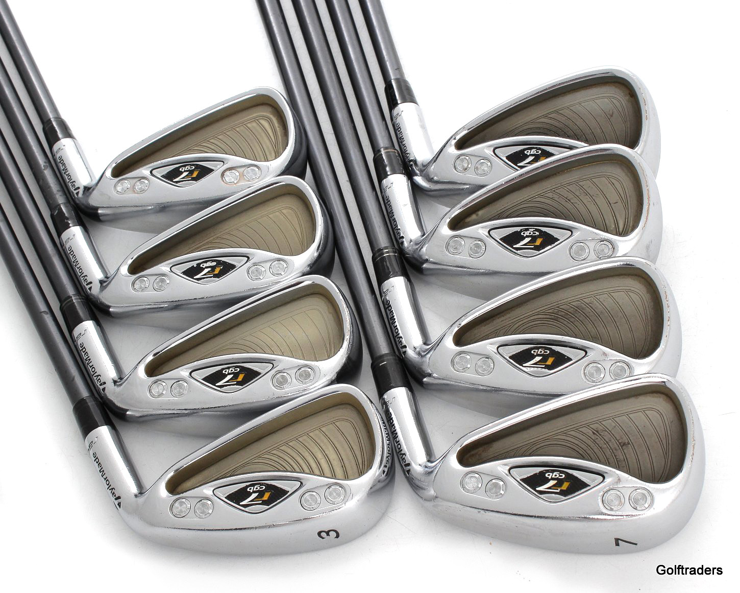 Taylormade R7 CGB Irons 3PW Graphite Regular Flex F3060 just 399.00