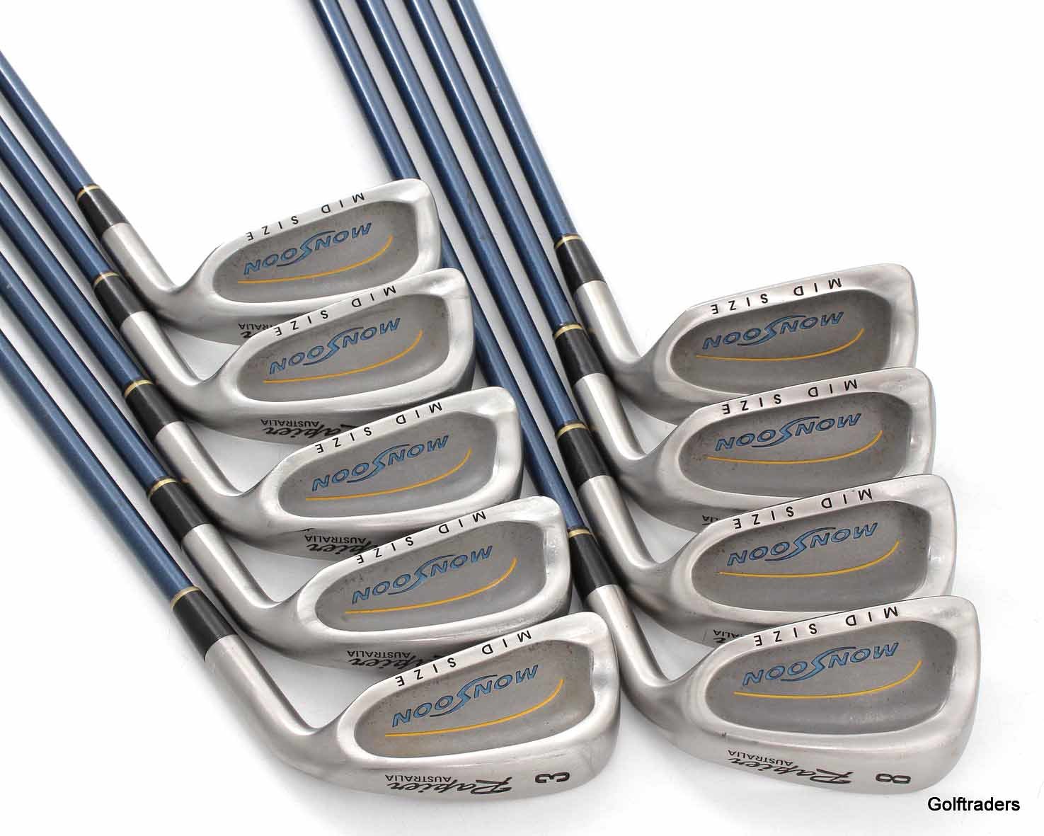 Rapier Monsoon Midsize Irons 3PW, SW Graphite Regular Flex New Grip