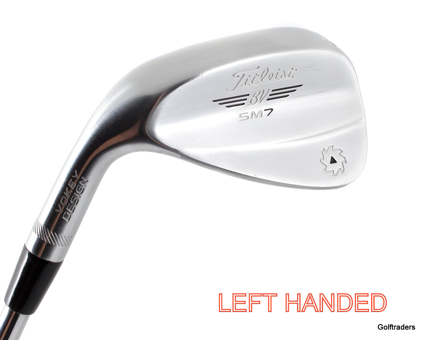 Titleist SM7 Chrome Pitching Wedge 46.10F Steel Wedge Flex Left Handed