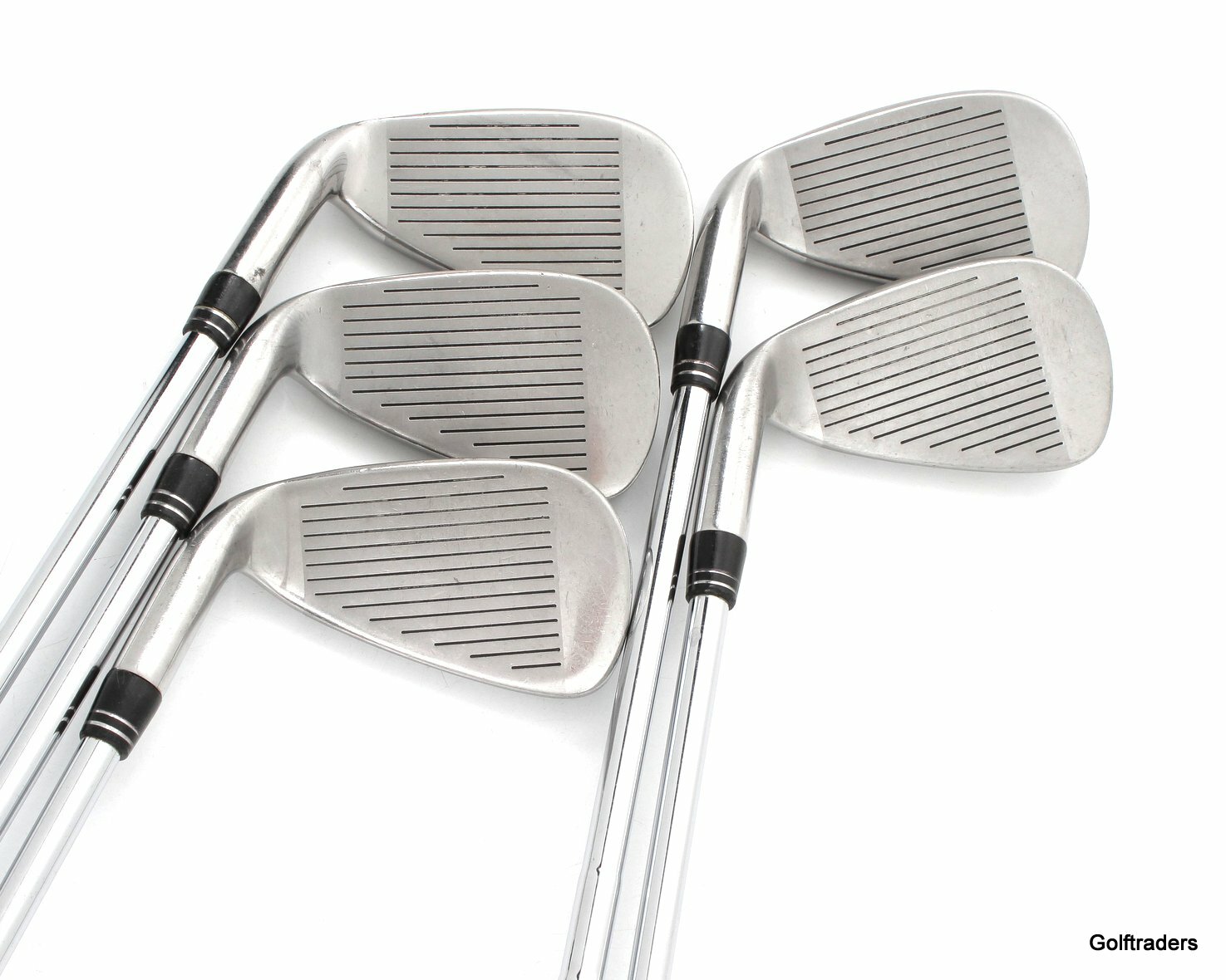 Shark Platinum Tour Irons 6PW Steel Regular Flex F4004 just 135.00