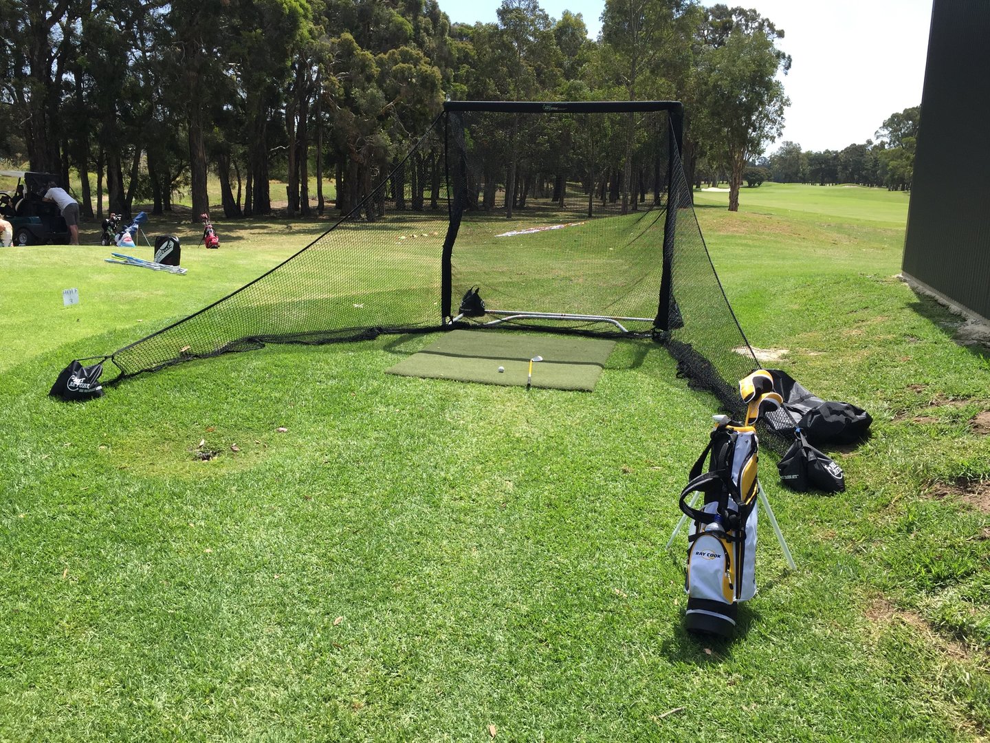 Home Series V2 Golf Net with Universal Side Barriers just 1420.00