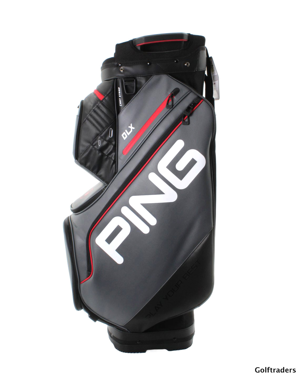 New Ping DLX 191 Golf Cart Bag Grey / Black / Scarlet F4275 just 385.00