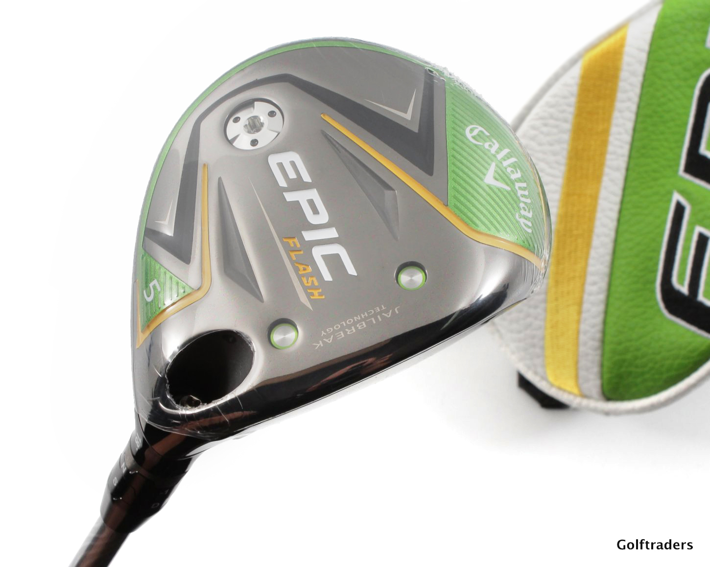 New Callaway Epic Flash 5 Wood 18º Graphite Regular Flex Cover F4381