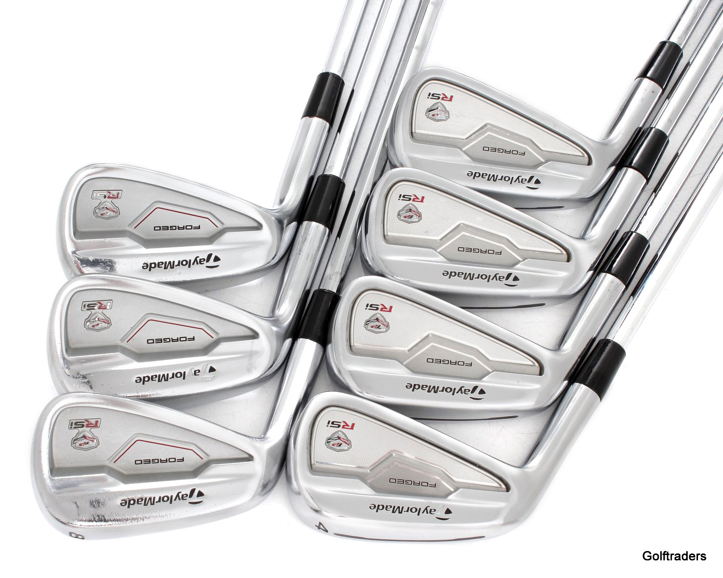 Taylormade TP RSi Irons 4PW Steel Stiff Flex Left Handed F4471