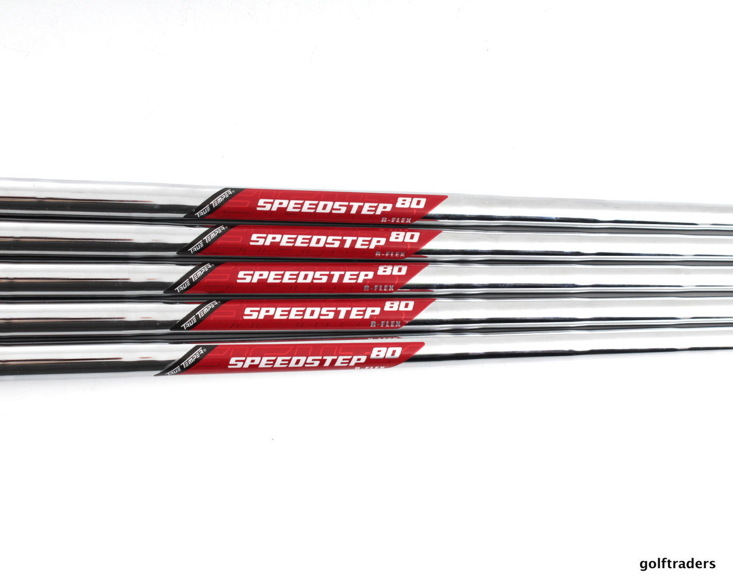 TRUE TEMPER SPEEDSTEP 80 STEEL 6PW IRON SHAFTS REGULAR FLEX 0.370 