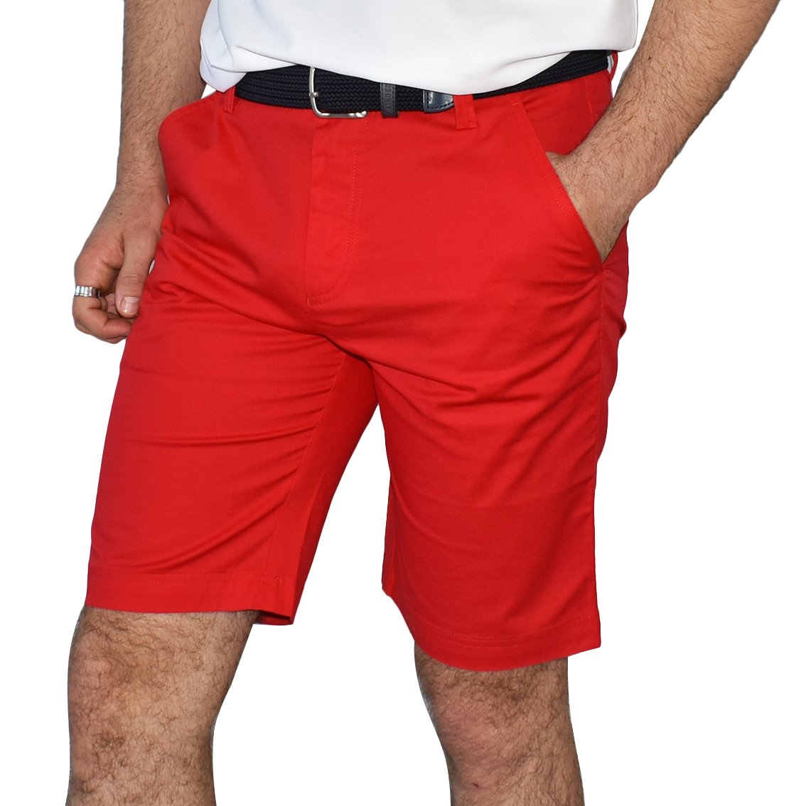 Calvin Klein Golf Chino Shorts - Red just $87.95, save $22.00!