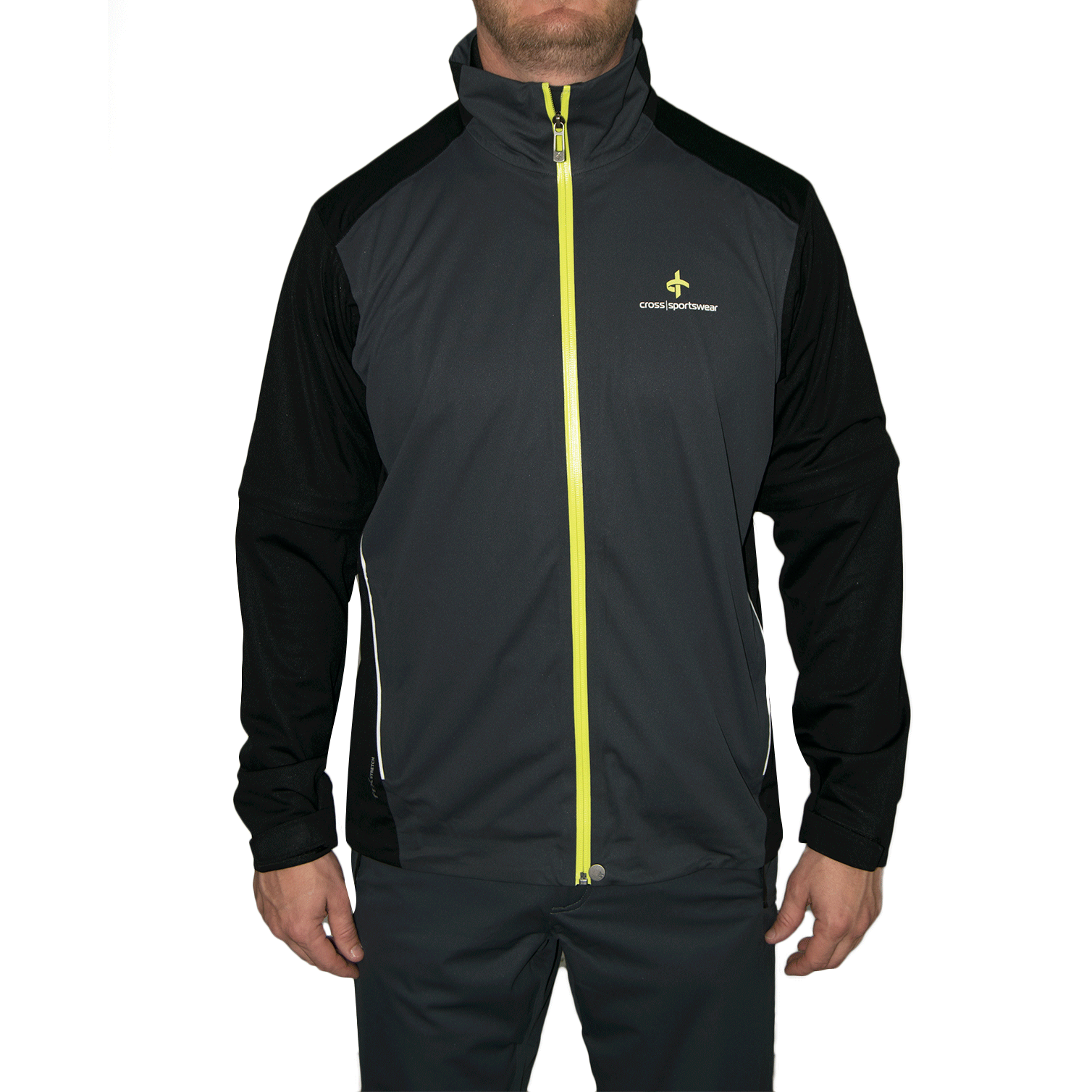 Cross Golf Pro Zip Off Waterproof Jacket Black just 327.00, save 82.00!