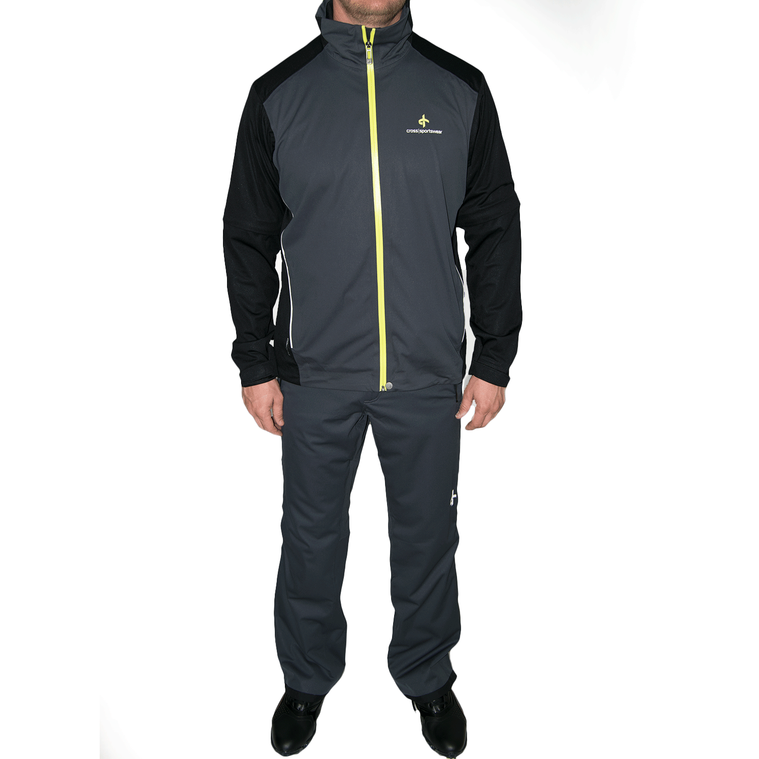 Cross Golf Pro Zip Off Waterproof Jacket Black just 327.00, save 82.00!