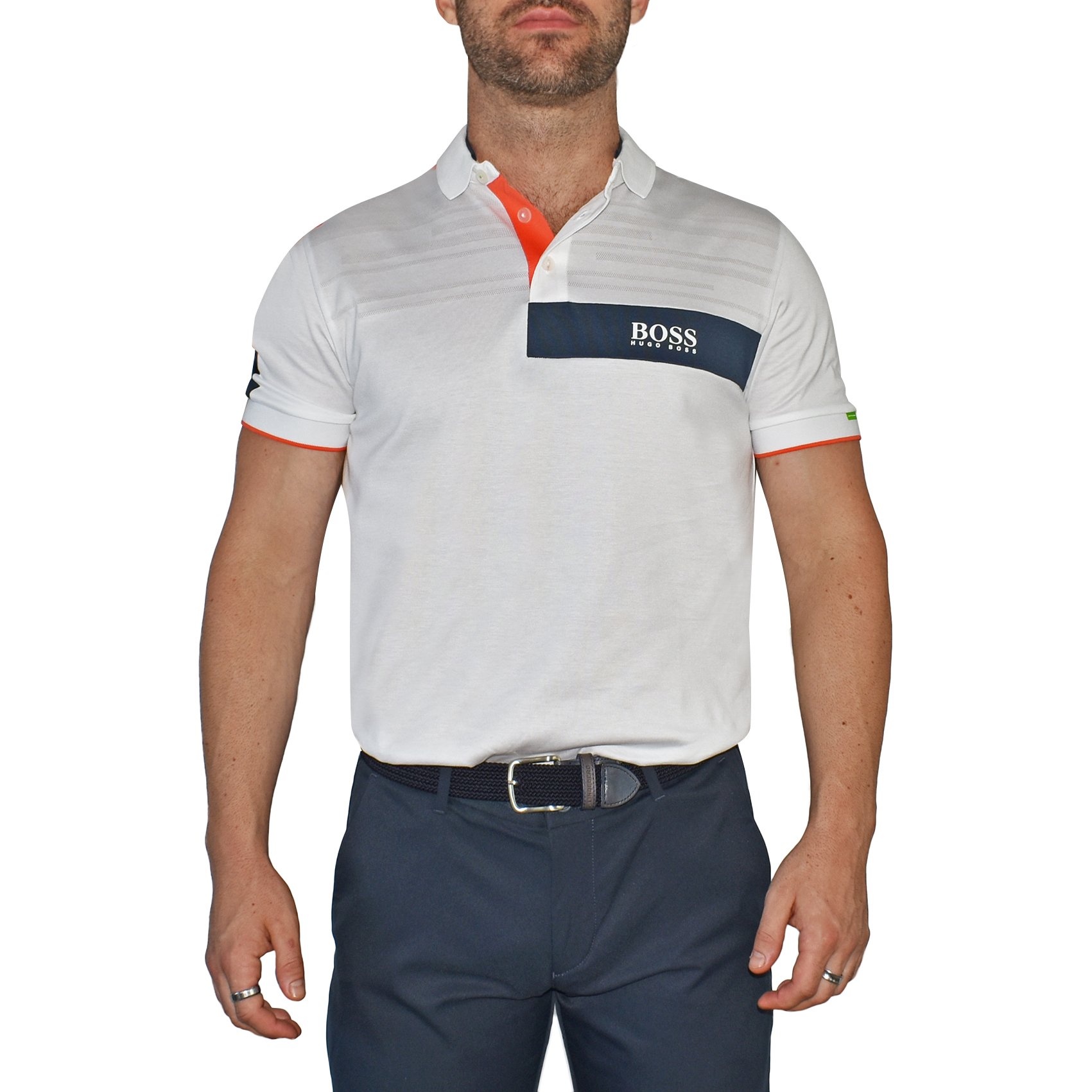 Hugo Boss Paddy MK1 Golf Shirt White just 159.99, save 39.01!