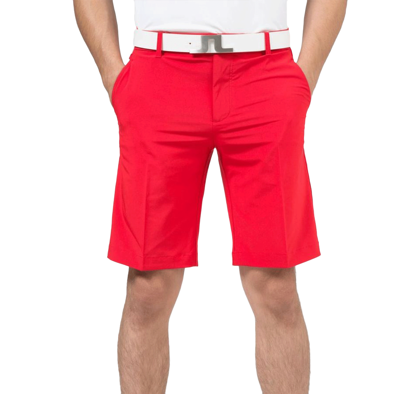 J.Lindeberg True 2.0 Regular Fit Micro Stretch Golf Shorts Red just
