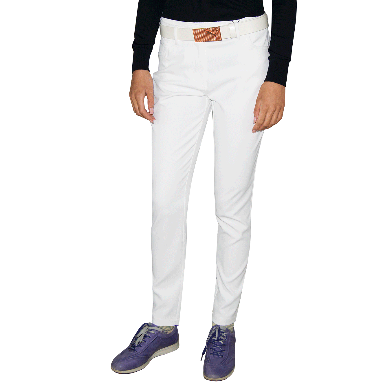 J.Lindeberg Womens Jasmine Micro Stretch Pants White just 90.00
