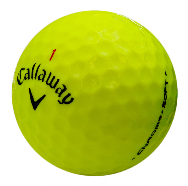 50 Callaway Chrome Soft Yellow AAA/Standard Grade - Image 1