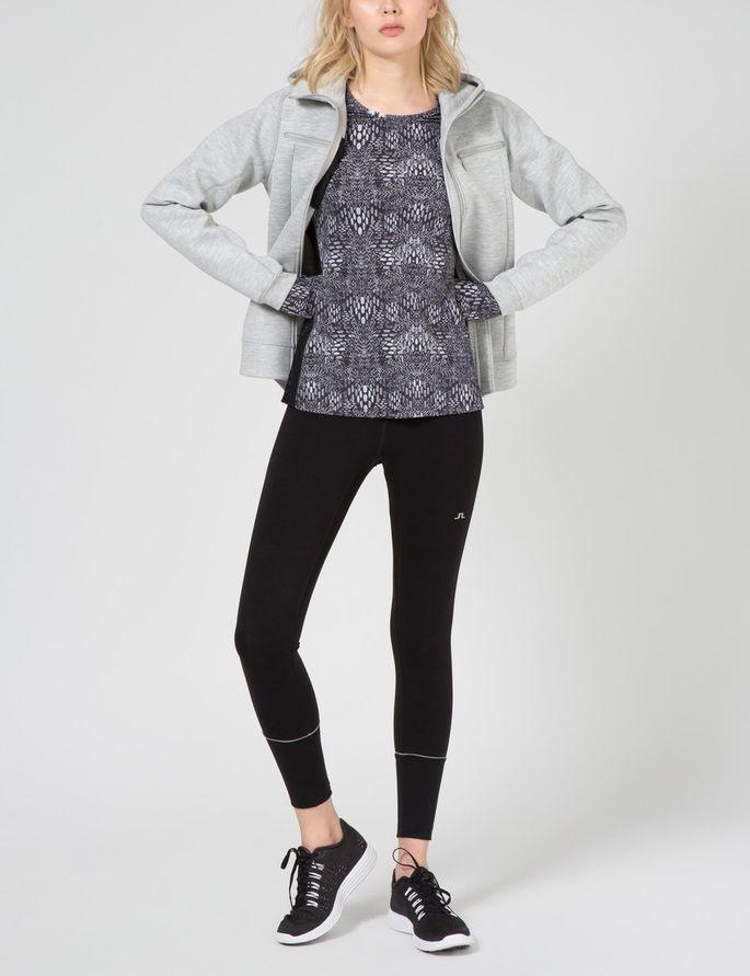 Celeste Printed Tech Active Wear Top Black just 69.00, save 80.00!