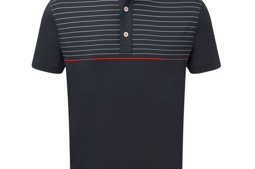 FootJoy Lisle Engineered Pinstripe Polo Shirt - Image 1