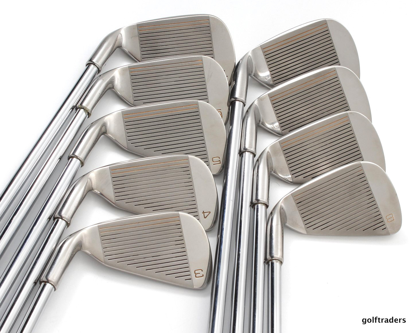 CARNEGIE CLARK ZERO IV IRONS 3PW+SW STEEL REGULAR (0.25") LIKE NEW