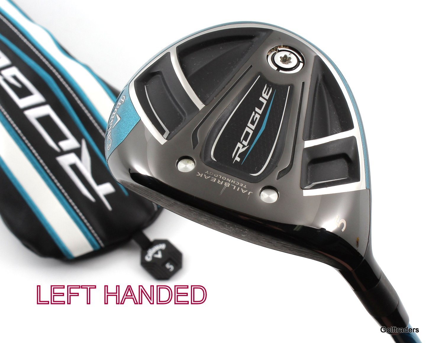 CALLAWAY ROGUE JAILBREAK 5 WOOD 19° GRAPHITE STIFF FLEX + COVER LH F1052 just 225.00