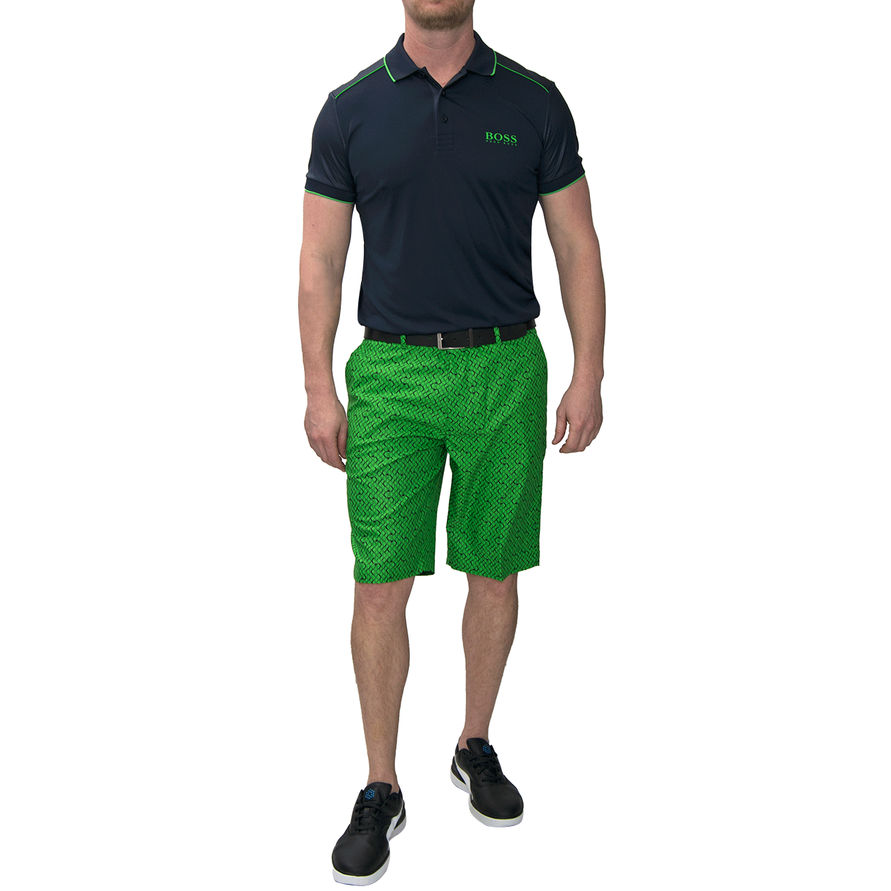 Hugo Boss Green Hayler 8 Golf Shorts Bright Green just 99.00, save