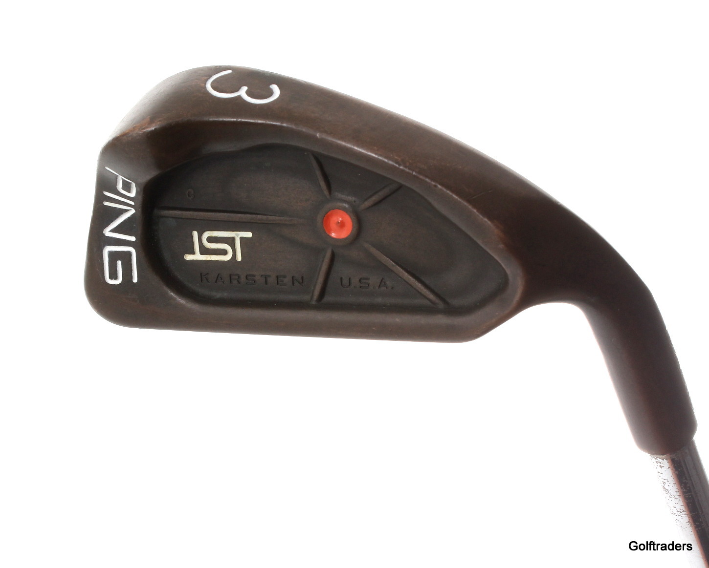 PING ISI BERYLLIUM COPPER ORANGE DOT 3 IRON STEEL STIFF FLEX D4888