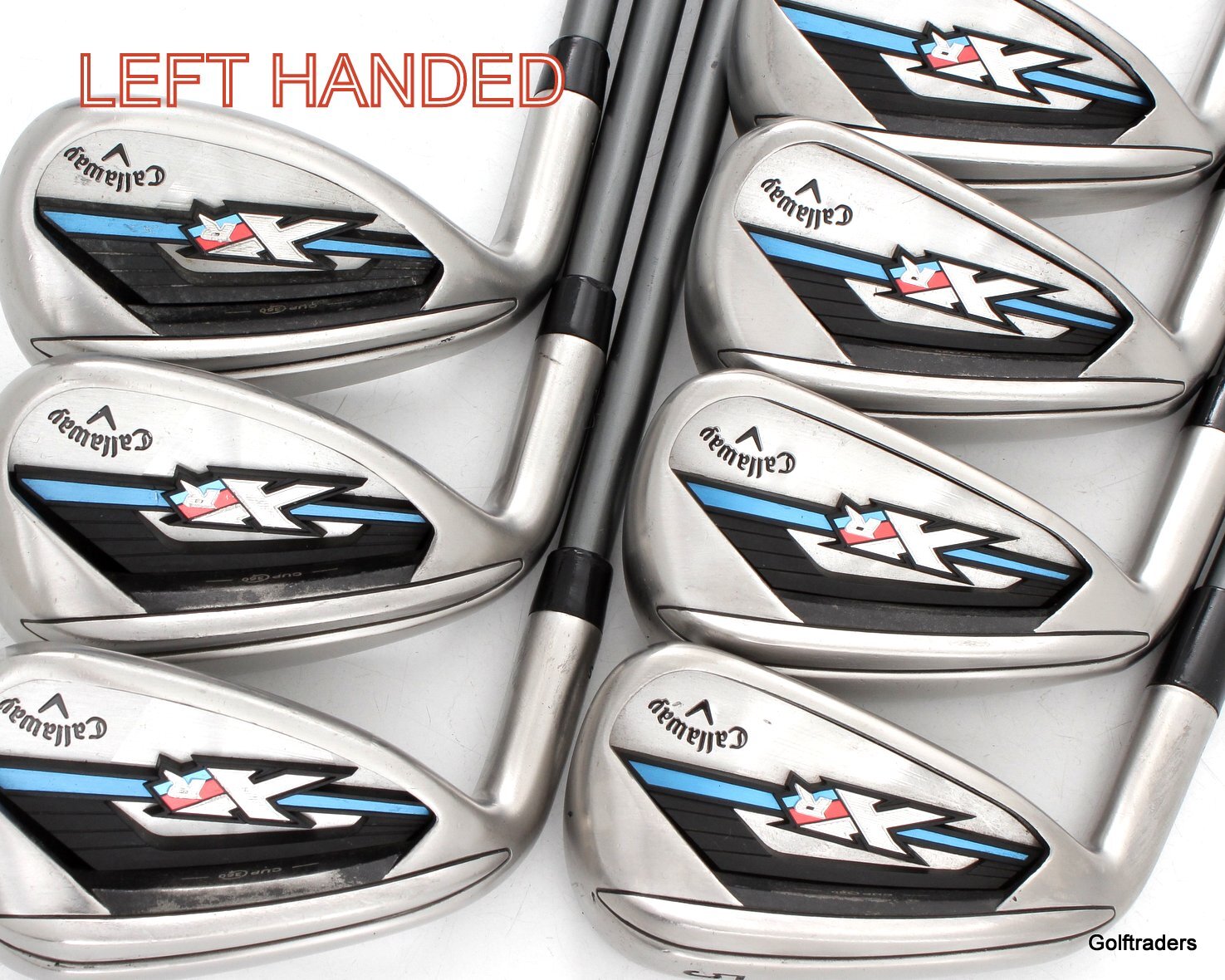 Callaway Ladies XR OS Irons 5PW, SW Graphite Ladies Flex Left Handed