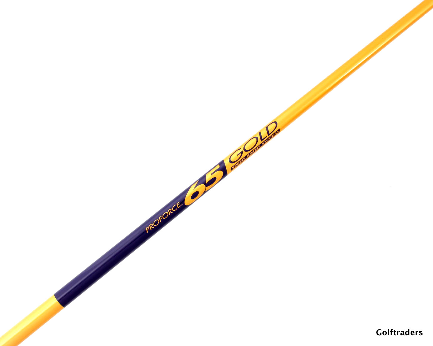 UST PROFORCE 65 GOLD DRIVER SHAFT 58 GRAM LADIES + ADAPTER & GRIP 45" SH4286 [Adapter: NO ADAPTER INSTALLED] - Image 1