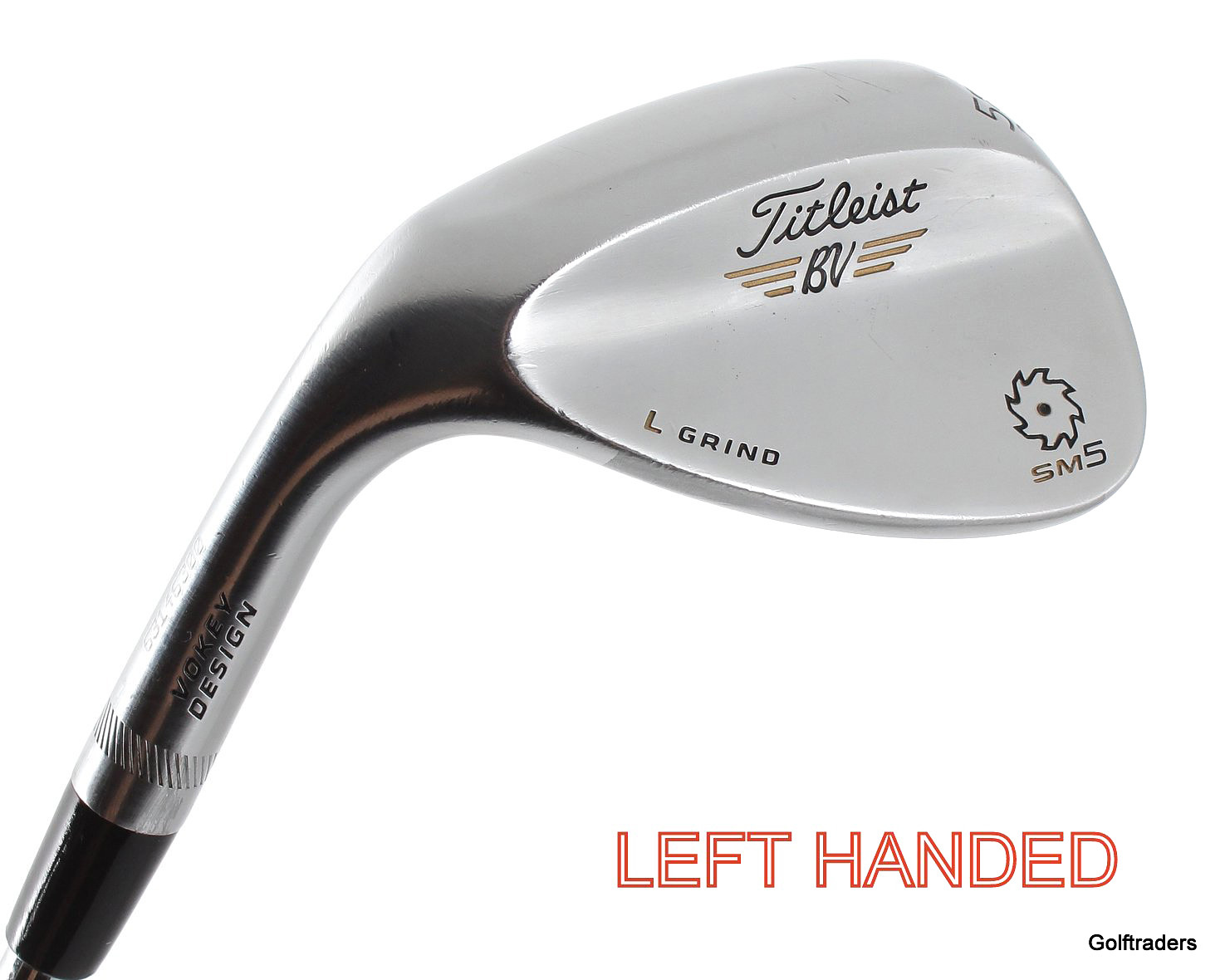 Titleist Vokey SM5 L Grind Lob Wedge 58.04 Steel Wedge Flex Left Handed