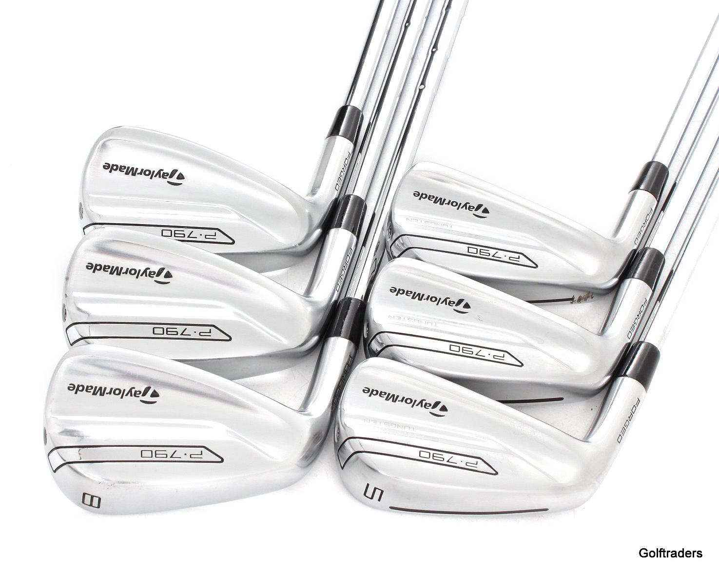 Taylormade P790 Irons 5PW Steel Regular Flex Left Handed G160