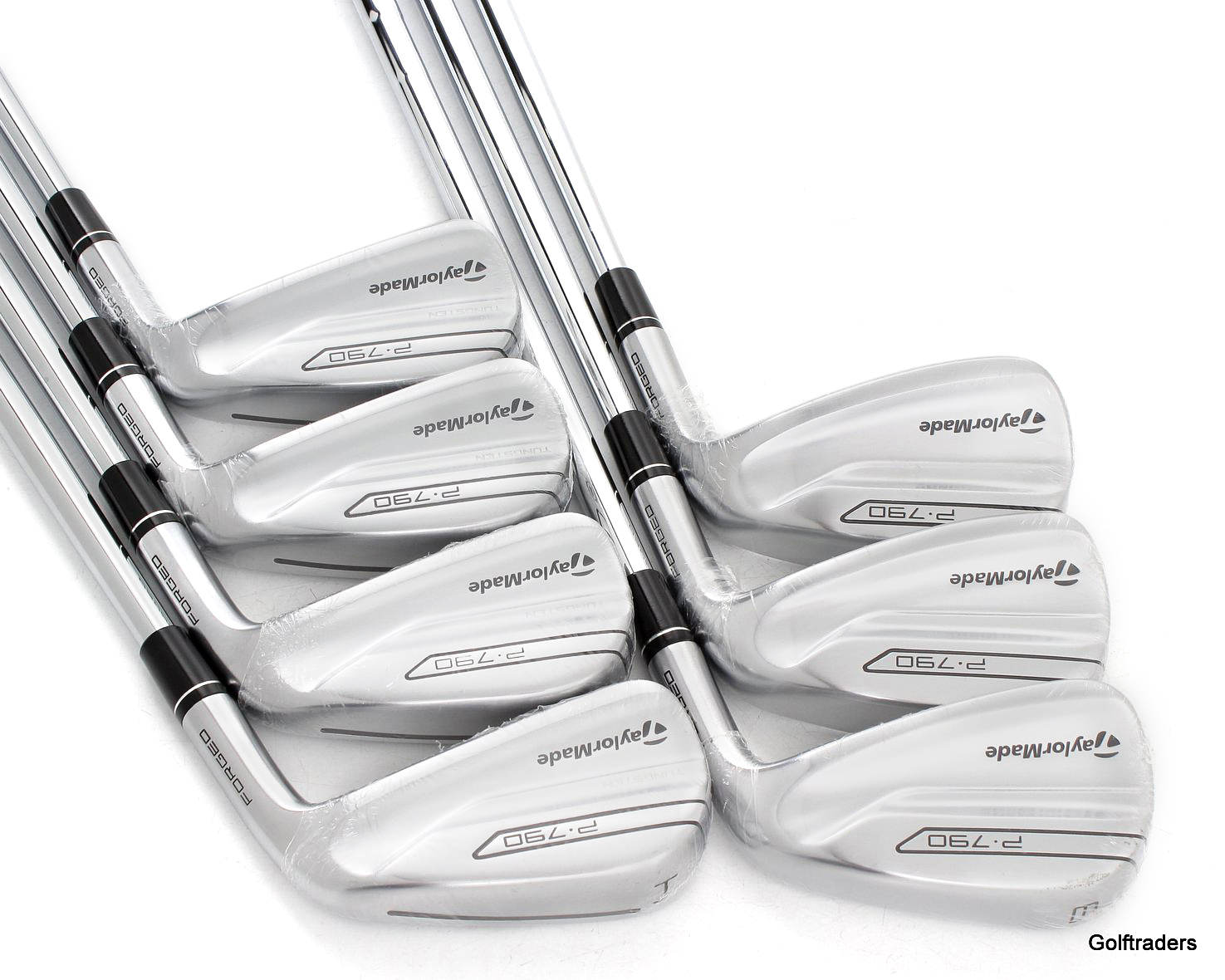 New Taylormade Tungsten P790 Irons 4PW Steel Stiff Flex F4336