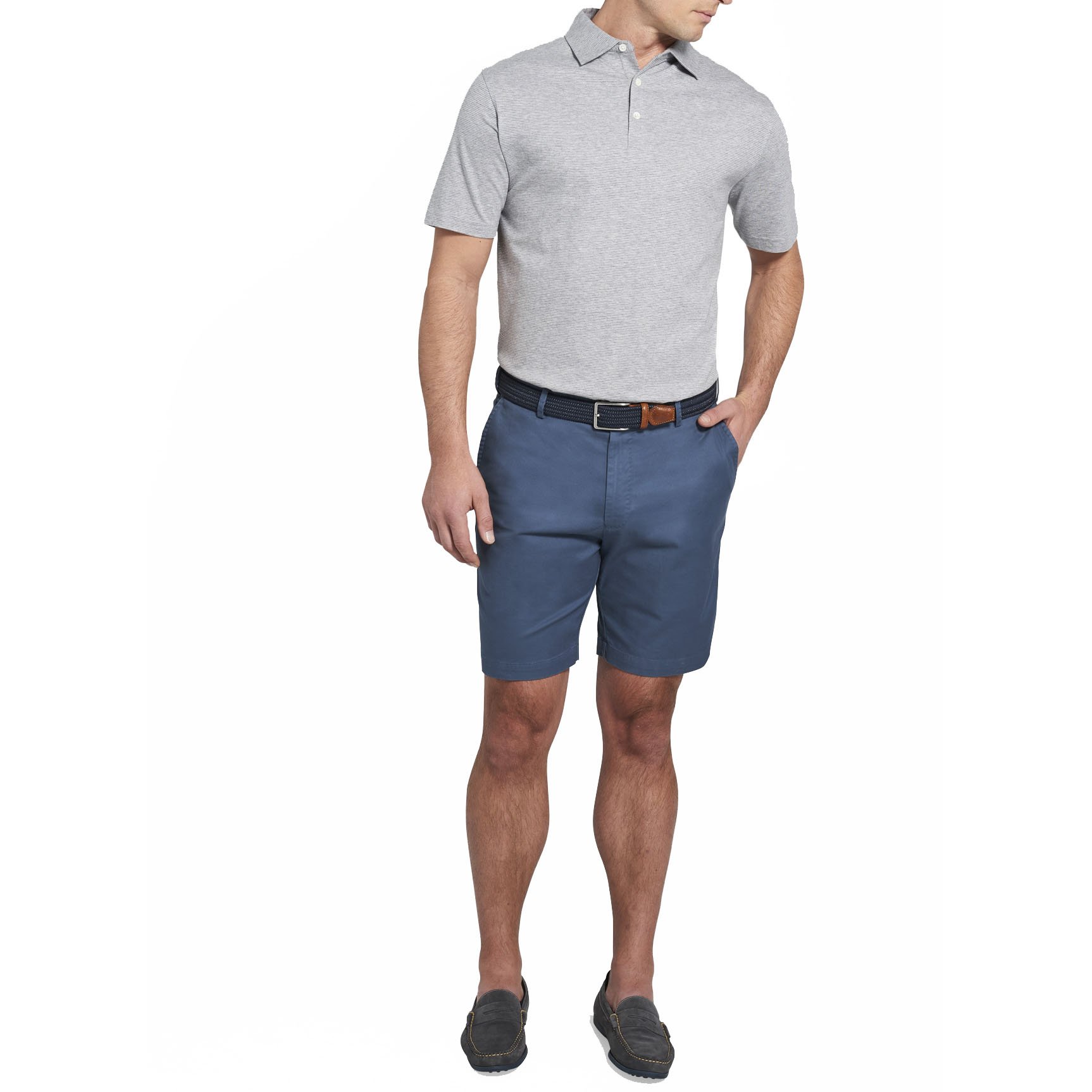 Peter Millar Soft Touch Twill Shorts Navy just 139.99