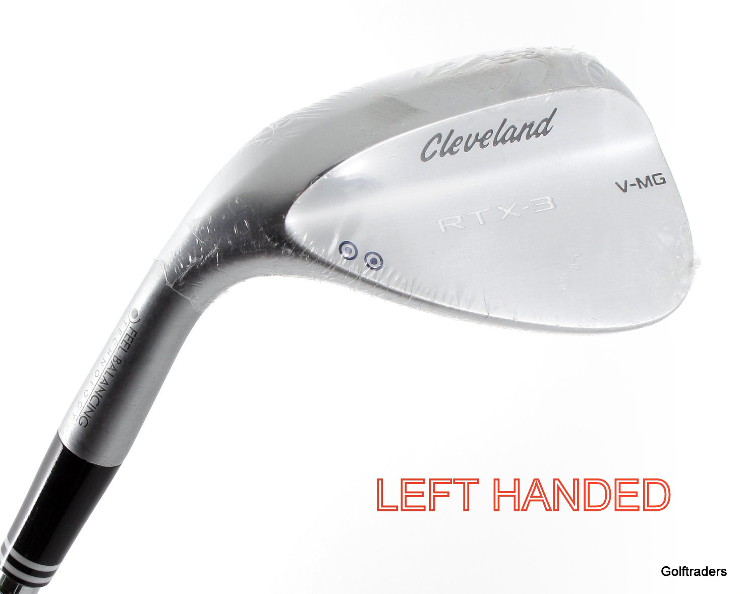New Cleveland RTX3 Chrome Lob Wedge 58.09 Steel Wedge Flex Left Handed