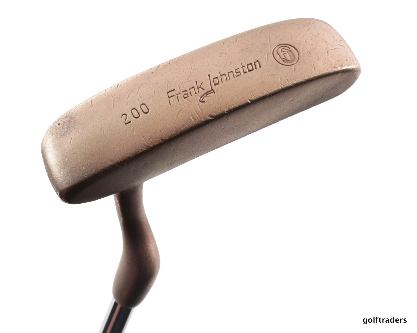 VINTAGE FRANK JOHNSTON 200 PUTTER STEEL 35" + NEW GRIP #E5269 - Image 1