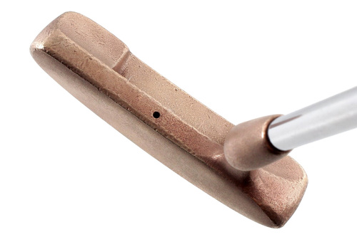 VINTAGE FRANK JOHNSTON 200 PUTTER STEEL 35" + NEW GRIP #E5269 - Image 3