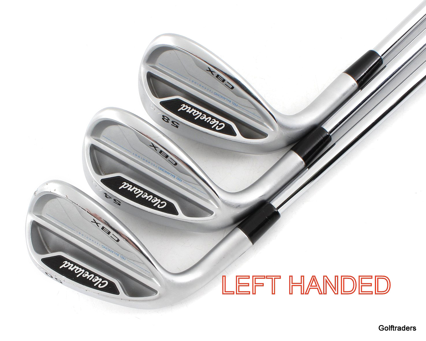 Cleveland CBX Wedge Set 50°/54°/58° Steel Regular Flex Left Handed G166