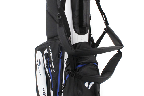 New Taylormade 100% Waterproof Stand Bag Black / White / Navy F1335 - Image 4
