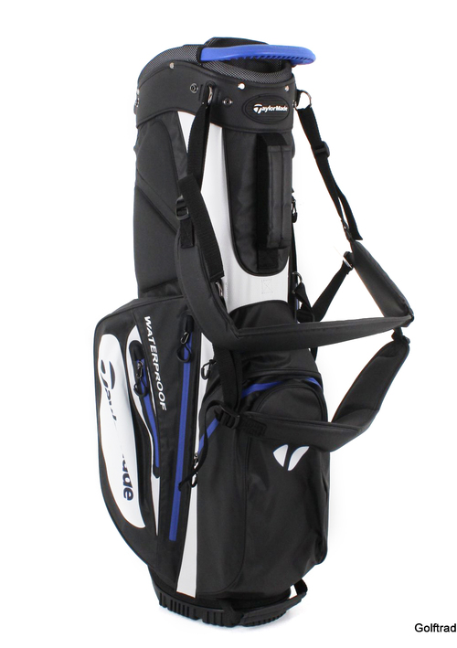 New Taylormade 100% Waterproof Stand Bag Black / White / Navy F1335 - Image 4