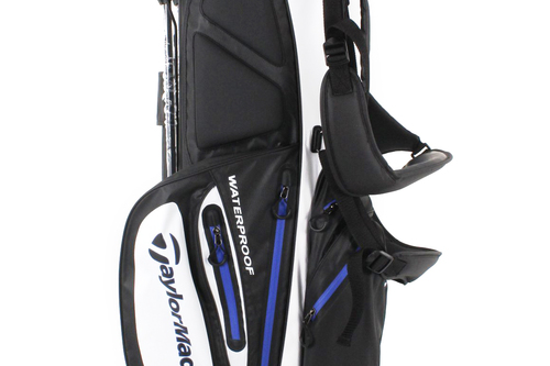 New Taylormade 100% Waterproof Stand Bag Black / White / Navy F1335 - Image 5