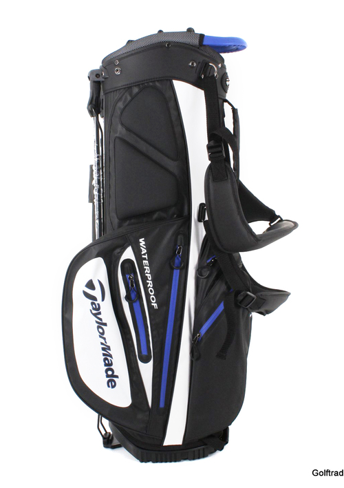 New Taylormade 100% Waterproof Stand Bag Black / White / Navy F1335 - Image 5