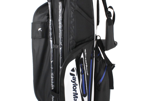 New Taylormade 100% Waterproof Stand Bag Black / White / Navy F1335 - Image 6