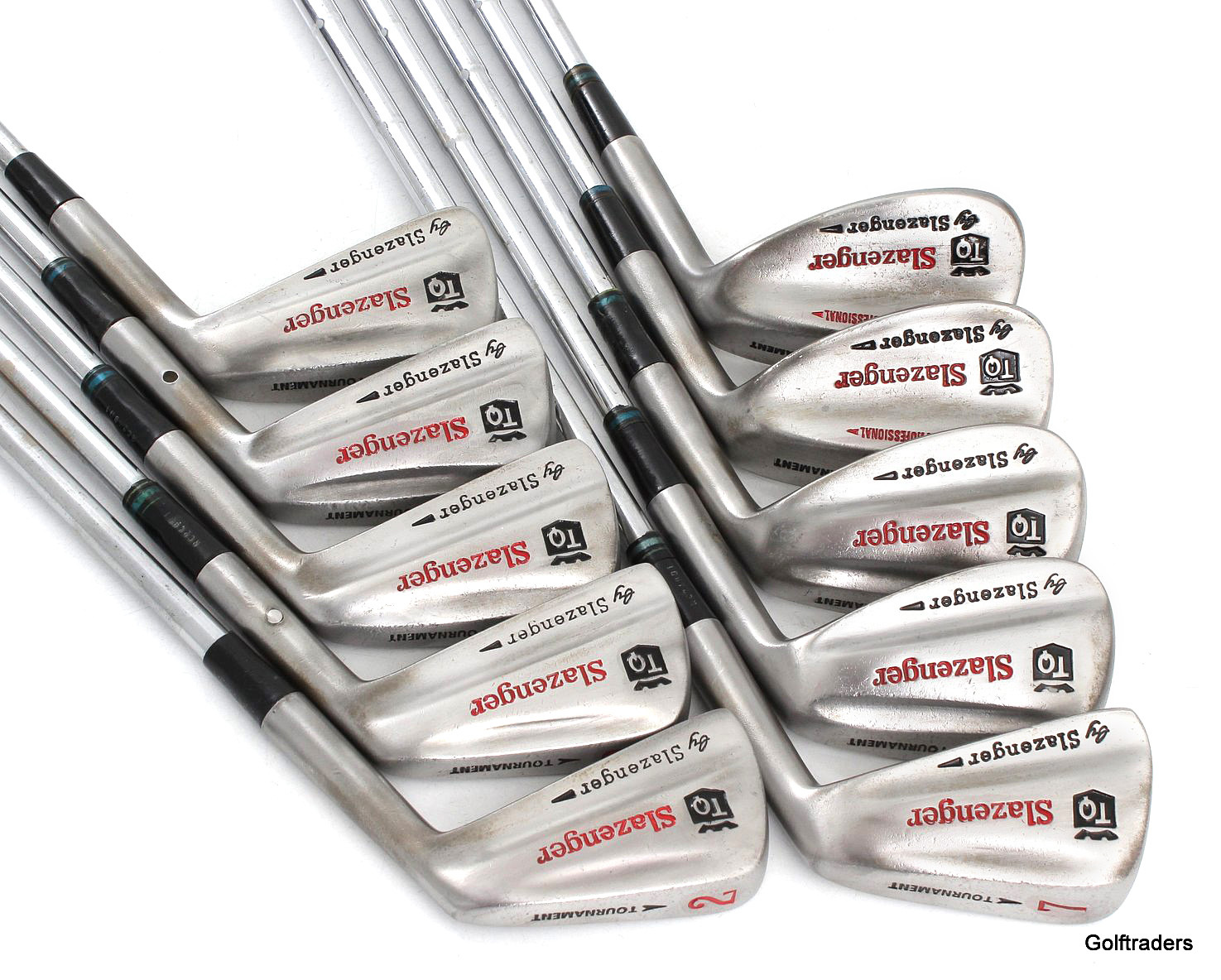 Slazenger TQ Tournament Irons 2SW Steel Stiff Flex New Grips (1