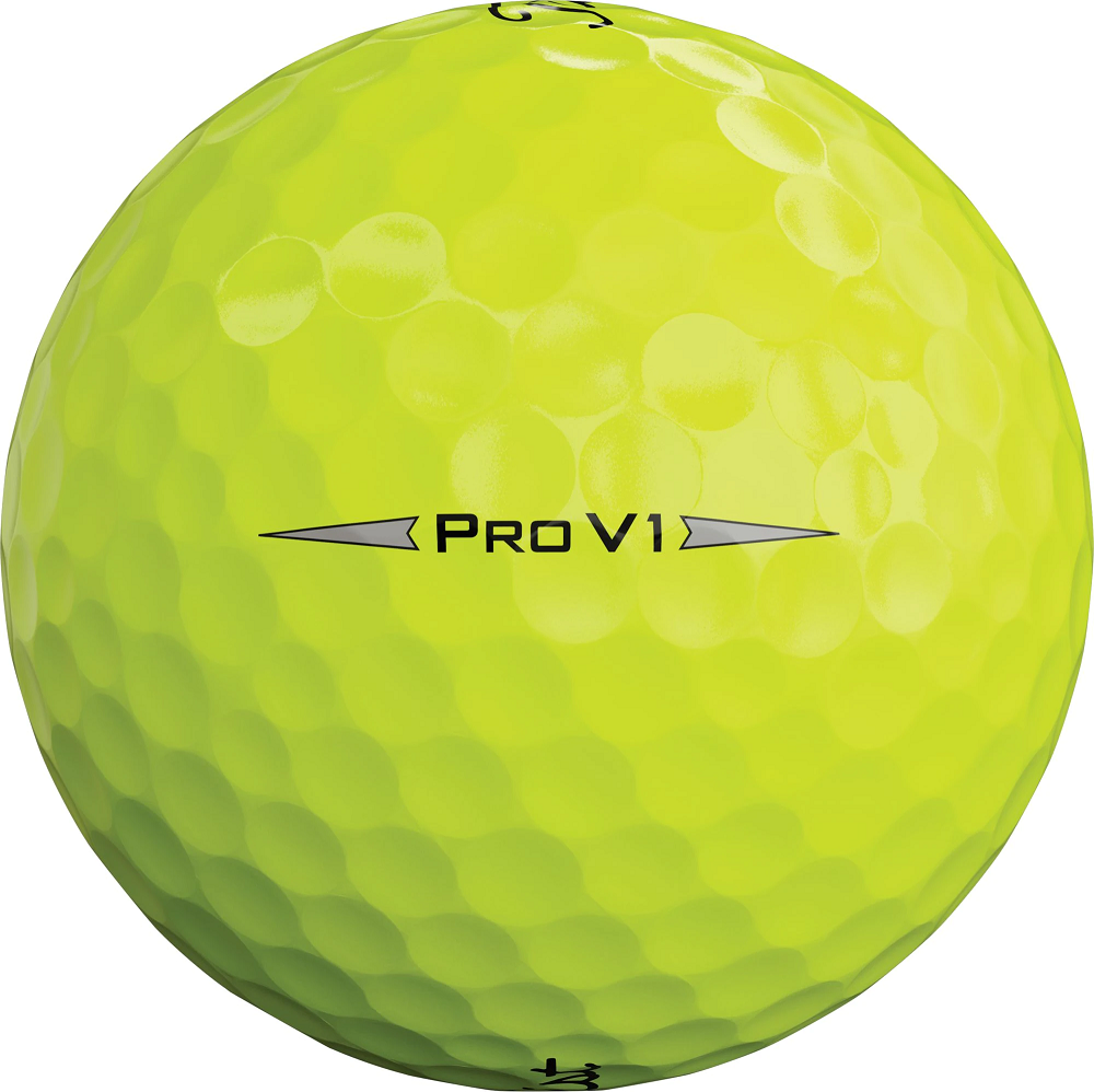 12 Titleist Pro V1 Yellow Mint/Near Mint Grade - Image 1