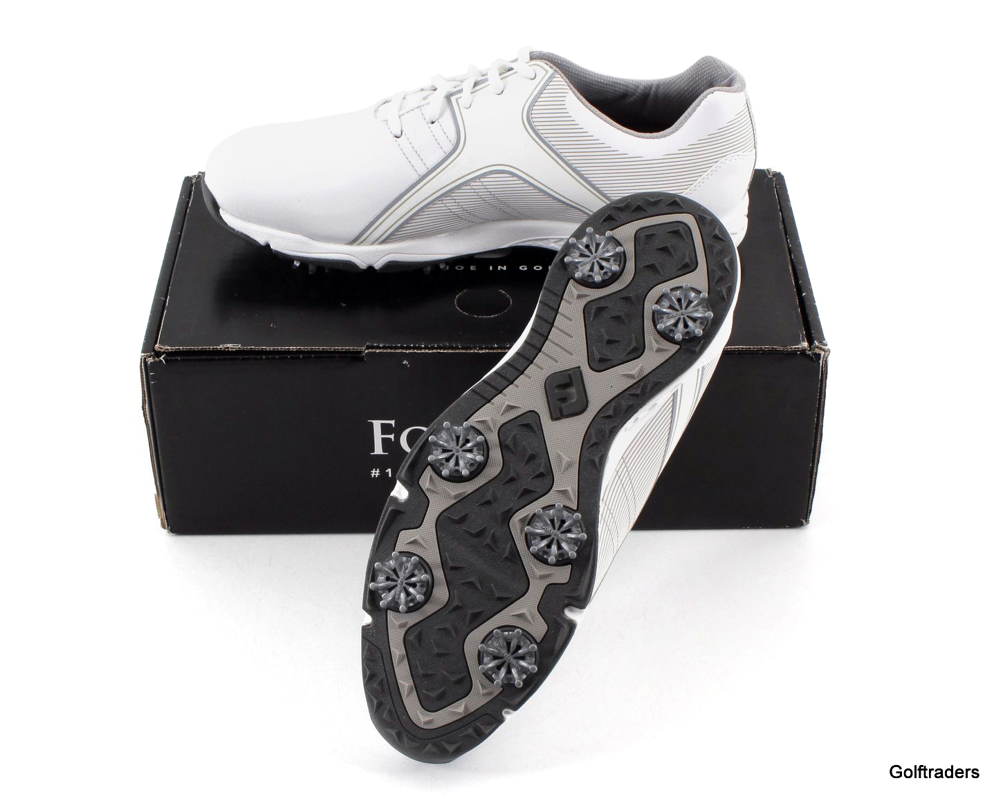 FOOTJOY ENERGIZE MENS GOLF SHOES SIZE US 10.5W STYLE 5811A SPIKED NEW