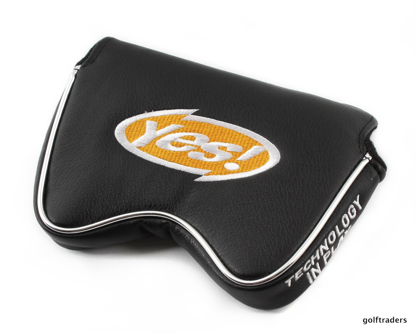 YES! CGROOVE TECHNOLOGY IN PLAY MALLET PUTTER HEAD COVER ONLY USED 