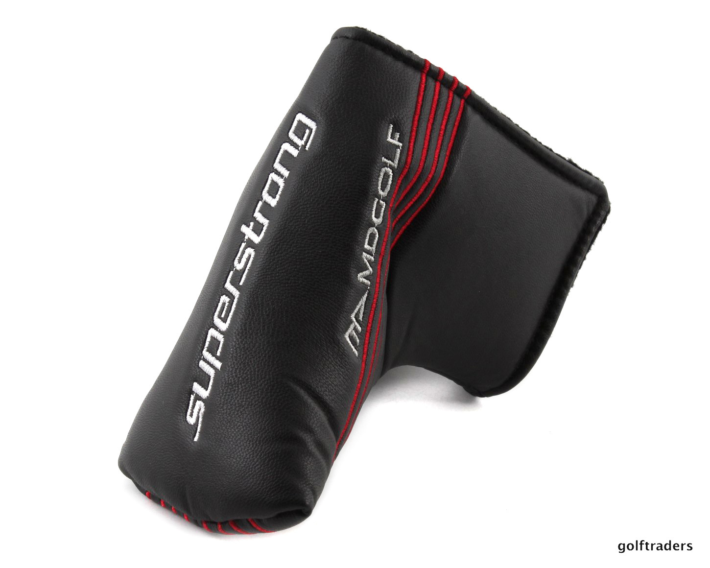 MD GOLF SUPERSTRONG BLADE PUTTER HEADCOVER ONLY - BLACK  -LIKE NEW #E5305 - Image 1