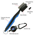 PGA Tour Grey Club Brush Groove Cleaner - Image 3