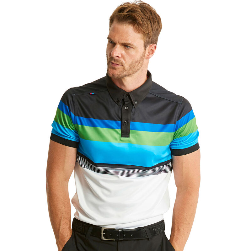 Bunker Mentality Chase Stripe Golf Polo Shirt just £59.99